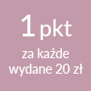 1 pkt za każde wydane 20 zł