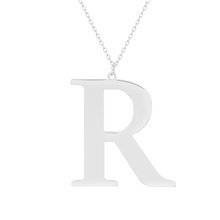 Srebrny naszyjnik pr.925 literka R