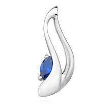 Srebrna zawieszka pr.925 Cyrkonia szafirowa