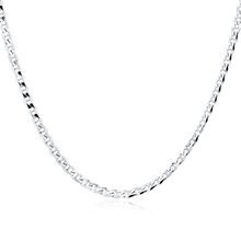 Łańcuszek pancerka z poprzeczką - Traversino srebrny pr. 925 Ø 080 rodowany