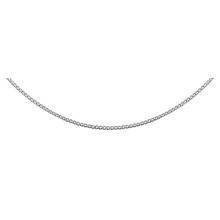 Łańcuszek srebrny rodowany splot kostka wenecka 0,9mm