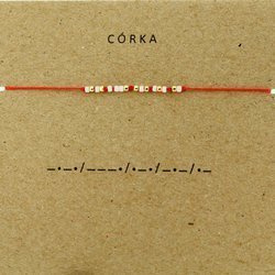 Bransoletka z kodem morse'a CÓRKA na czerwonym sznurku