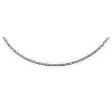 Łańcuszek srebrny rodowany splot coreana 1,2mm