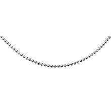 Łańcuszek srebrny kulkowy do nieśmiertelników 1,5mm