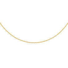 Łańcuszek pozłacany rolo ankier diamentowany 1,4mm