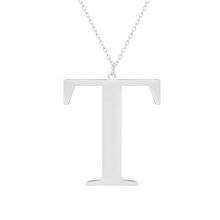 Srebrny naszyjnik pr.925 literka T