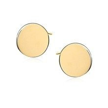Srebrne kolczyki pr.925 pozłacane kółeczka
