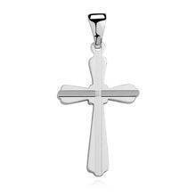 Zawieszka srebrna elegancki krzyżyk