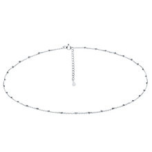 Naszyjnik Bali srebrny ankier z kuleczkami