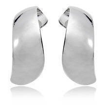 Srebrne kolczyki pr.925 skręcone