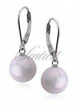Srebrne kolczyki pr.925 kulki- perła
