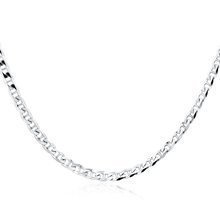 Łańcuszek pancerka z poprzeczką - Traversino srebrny pr. 925 Ø 0120 rodowany