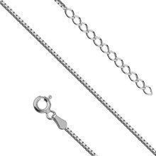 Srebrna bransoletka na nogę pr. 925 kostka wenecka, diamentowana - rodowana