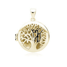 Zawieszka Drzewo Życia pozłacana otwierany sekretnik