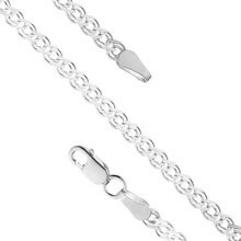 Bransoletka srebrna  925 - Nonna Diamentowana Ø 055