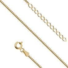 Srebrna bransoletka na nogę pr. 925 kostka wenecka, diamentowana - pozłacana