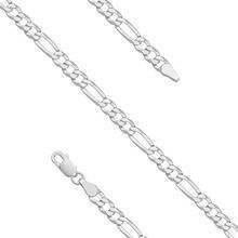 Bransoletka diamentowana figaro płaskie pr. 925 Ø 0100