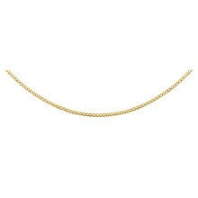 Łańcuszek pozłacany splot kostka wenecka 0,9mm