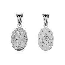 Srebrny medalik pr.925 Matka Boska Cudowna