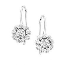 Srebrne kolczyki pr.925 z białą cyrkonią