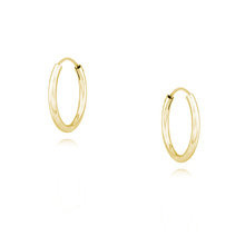 Srebrne pozłacane kolczyki pr.925 kółka