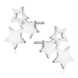 Kolczyki Stardust srebrne gwiazdki