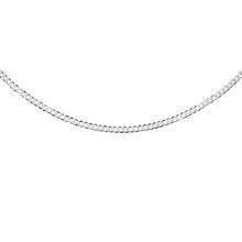 Łańcuszek pancerka rodowany diamentowany płaski 1,6 mm