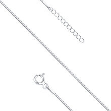 Bransoletka srebrna delikatna splot kostka wenecka 0,7 mm