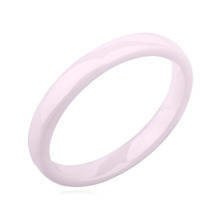 Różowy pierścionek ceramiczny 3mm