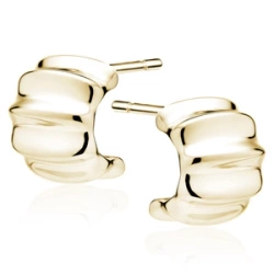 Kolczyki Valeria pozłacane masywne