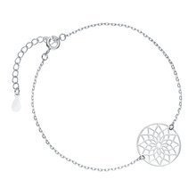 Srebrna pr.925 bransoletka - mandala