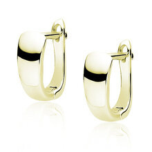 Srebrne (925) pozłacane kolczyki