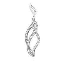 Srebrna zawieszka pr.925 z cyrkoniami