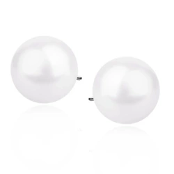 Srebrne kolczyki pr.925 biała perła