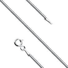 Bransoletka srebrna 925 SNAKE 8L Ø 0140