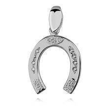 Zawieszka srebrna podkowa na szczęście