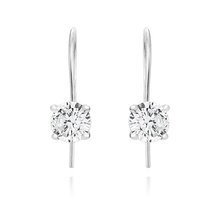 Srebrne kolczyki pr.925 Cyrkonia okrągła średnica 5mm