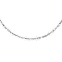 Łańcuszek srebrny rodowany splot coreana bombe 2,0mm