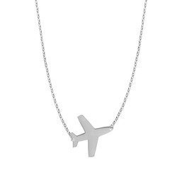 Srebrny naszyjnik z samolotem pr.925