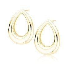 Srebrne pozłacane kolczyki pr.925