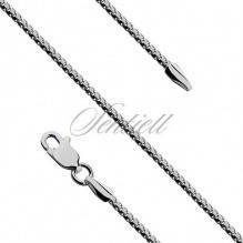 Łańcuszek srebrny rodowany etrusca 1,15mm
