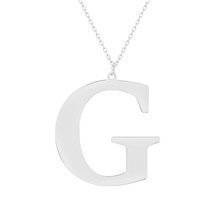 Srebrny naszyjnik pr.925 literka G