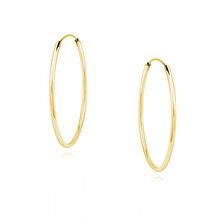 Srebrne pozłacane kolczyki pr.925 kółka