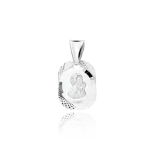 Srebrny medalik Matka Boska Częstochowska