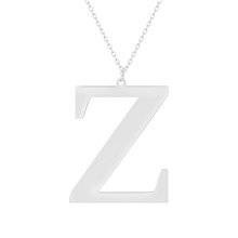 Srebrny naszyjnik pr.925 literka Z