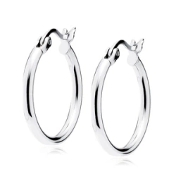 Kolczyki Solara srebrne kółka 20/2 mm