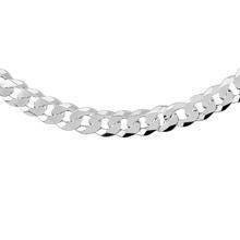 Łańcuszek pancerka rodowany diamentowany płaski 8 mm