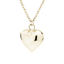 Naszyjnik pozłacany klasyczne serduszko