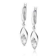 Srebrne kolczyki pr.925 Cyrkonia biała