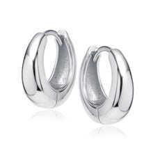 Kolczyki srebrne małe klasyczne kółka